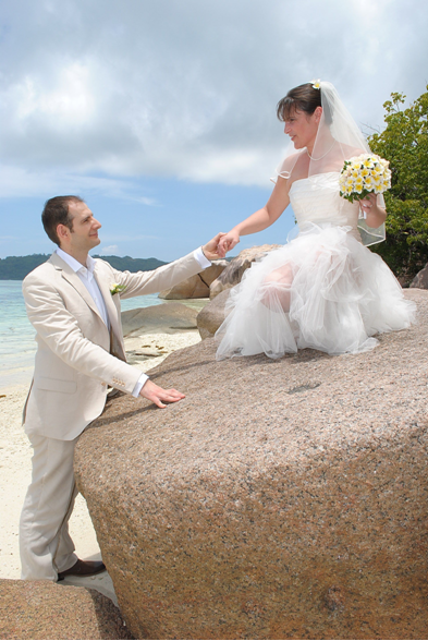 mariage seychelles mathilde et claude